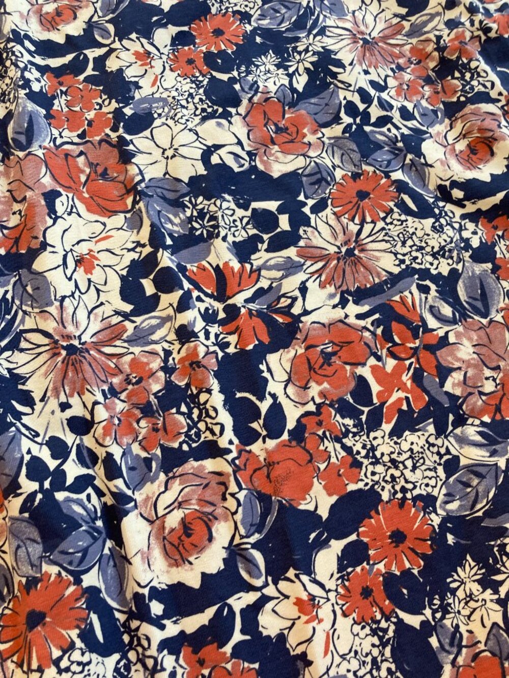 pact Women's Fit & Flare Midi Skirt Cosmos - Large - NWT! - Great fall floral - Picture 11 of 11